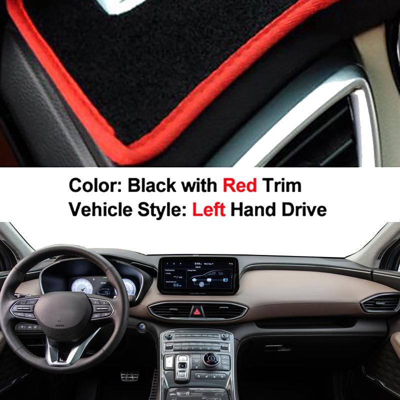 

Car Auto Dashboard Cover DashMat Carpet Cape For Hyundai Santa Fe HEV 2026 2026 Protector Rug Cushion Anti-UV Block Sun Ray