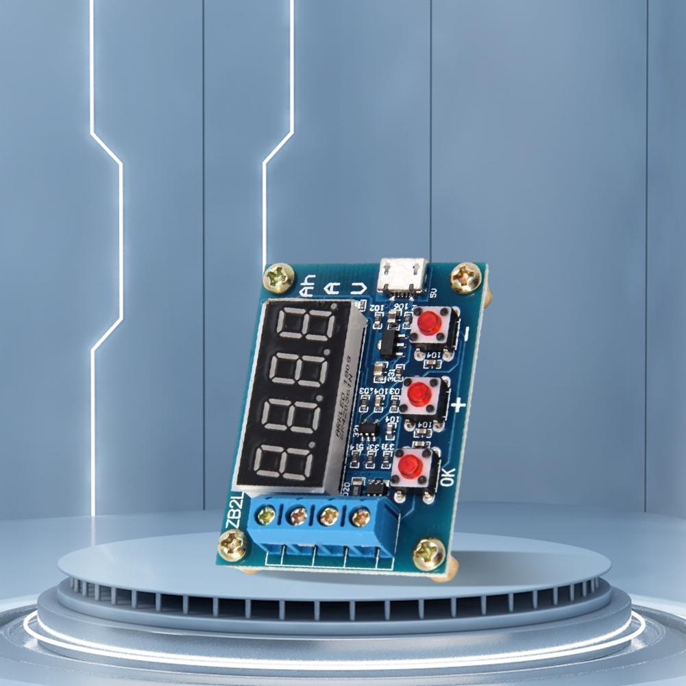 ZB2L3 18650 Lithium-Batterie Stromversorgungs-Test DC4.5-6V Widerstand Blei-Säure Kapazität Entlademeter Entladetester Analysator