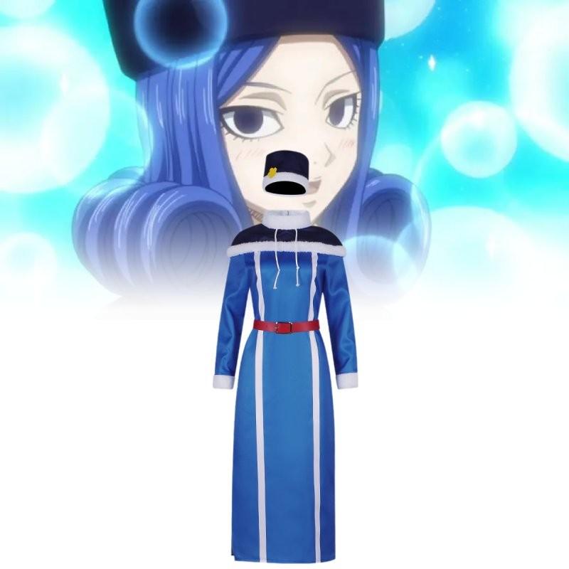 Trendy Juubia Anime Costume With Dress Cloak Hat And Belt Perfect For Halloween Events