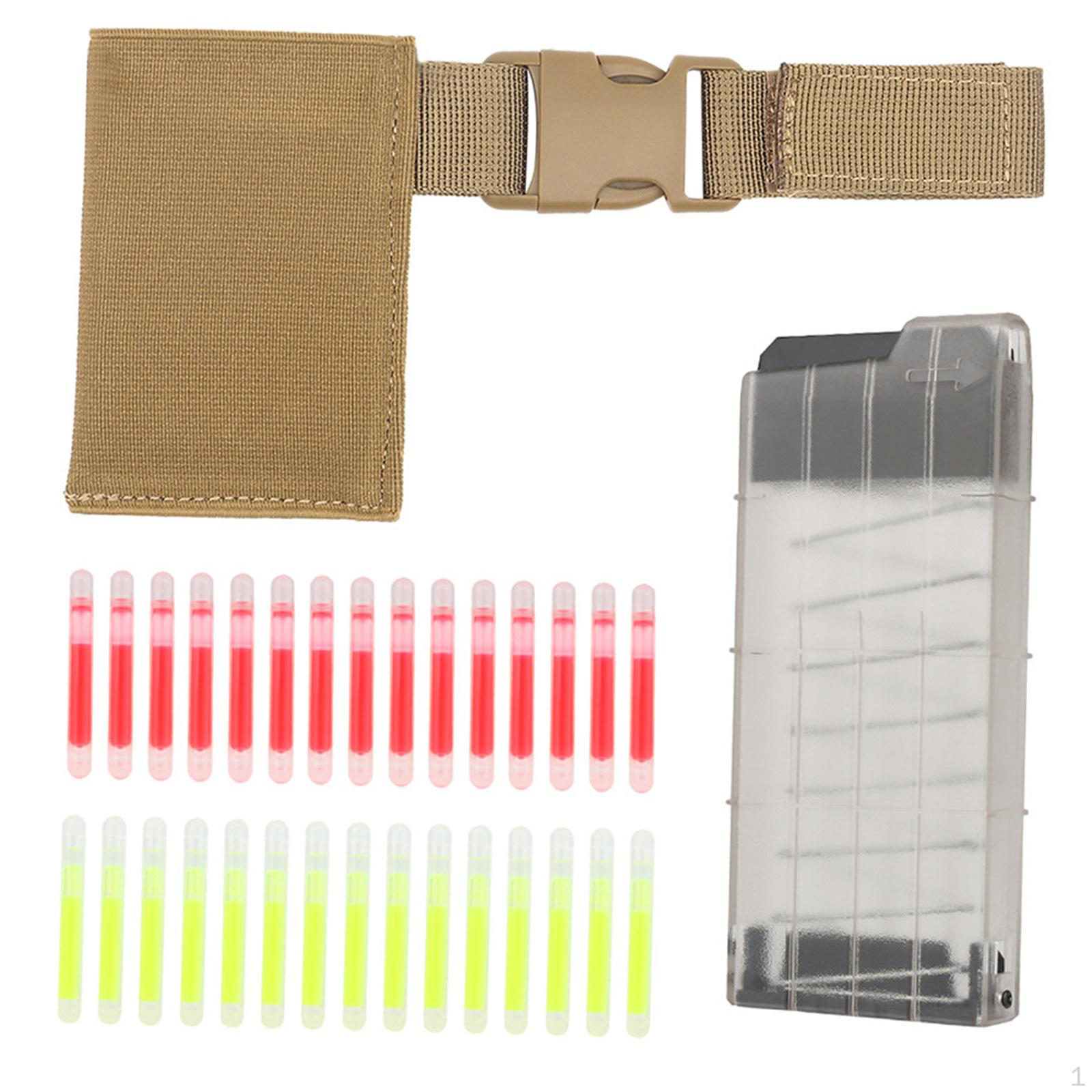 

Набор светящихся палочек с удобным держателем хаки