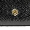 Used 11679 Trifold Wallet 288648 7942 RFID IC Chip Gold Compact Wallet Logo Clip Black Unisex from Japan AUTHENTIC