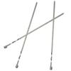 New Practical 10Pcs Stainless Steel BBQ Barbecue Skewer Roast Stick Grilling Kabob Kebab Flat Skewers Needle Wholesale