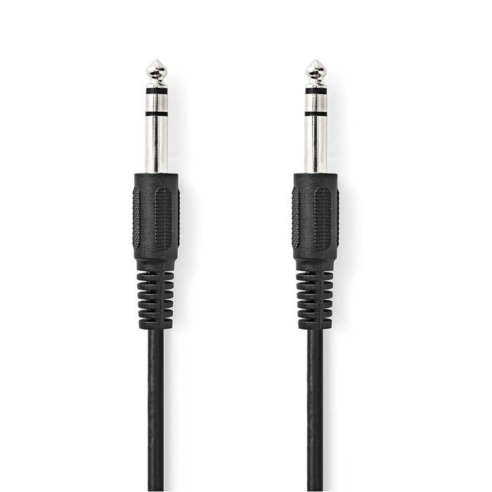 Câble audio stéréo Nedis CAGL23000BK20 2.00 m - Noir - Plaqué nickel