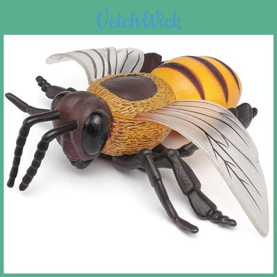 Bee Model Toy With Pvc Material For Childrens Educational Play And Wildlife Learning