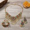 Vintage Multi Layer Coin Colored Necklace With Alloy Chain For Ladies Fashion Accessories