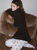 Glony Burning Fur Skirt (Black)