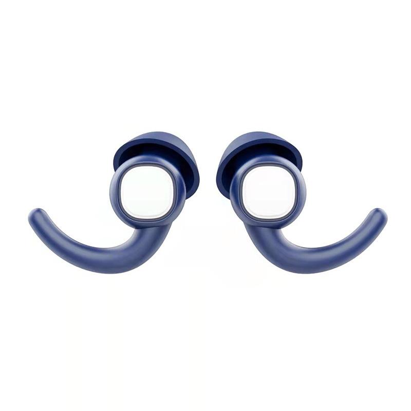 Custom Soft Hearing Protection Sound Reducing Sleeping Swimming Studying Silicone Earplugs 36dB синий