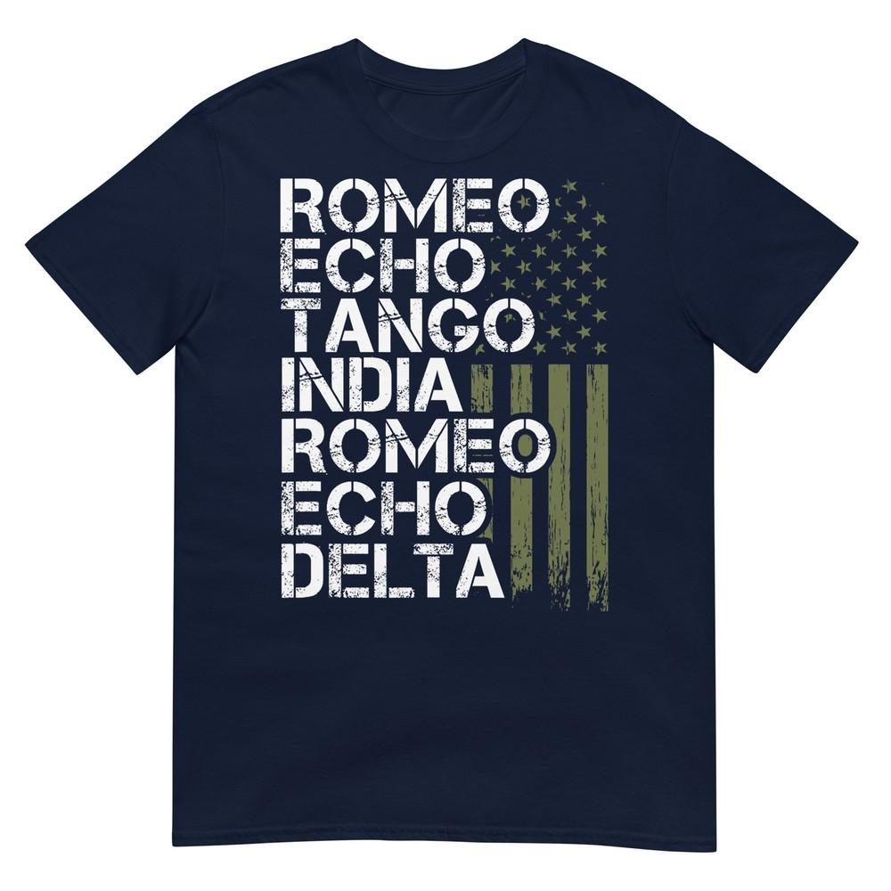Retired Military Unisex Unisex Phonetic Alphabet Retireunisext TShirt Small S