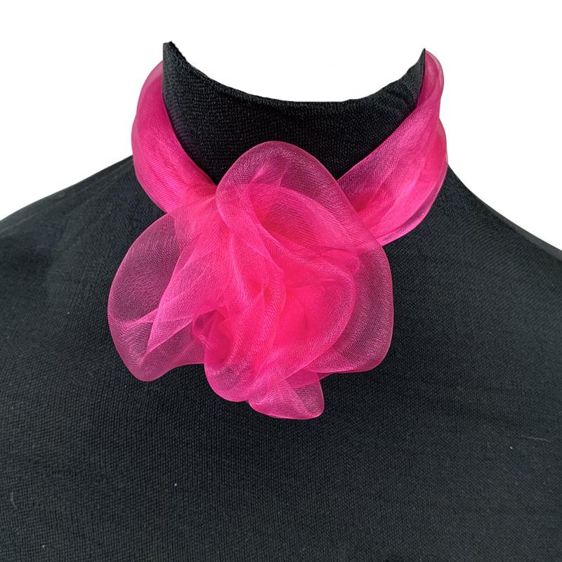 Chiffon Scarf, Square Colorful Dance Scarf, Lightweight Gauze, Stage Performances And Gymnastics Decorations
