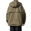 Multi-pocket Autumn Hooded Outdoor New Jacket Men's Casual Korean Style Jacket Handsome Jacket Couple Style