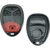 Key Fob Shell Case Replacement Fits for Chevy Silverado Avalanche Equinox Express Traverse GMC Yukon Sierra 1500 2500 3500 HD Acadia 2007 2008 2009