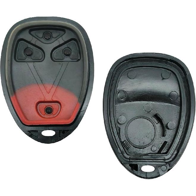 Key Fob Shell Case Replacement Fits for Chevy Silverado Avalanche Equinox Express Traverse GMC Yukon Sierra 1500 2500 3500 HD Acadia 2007 2008 2009
