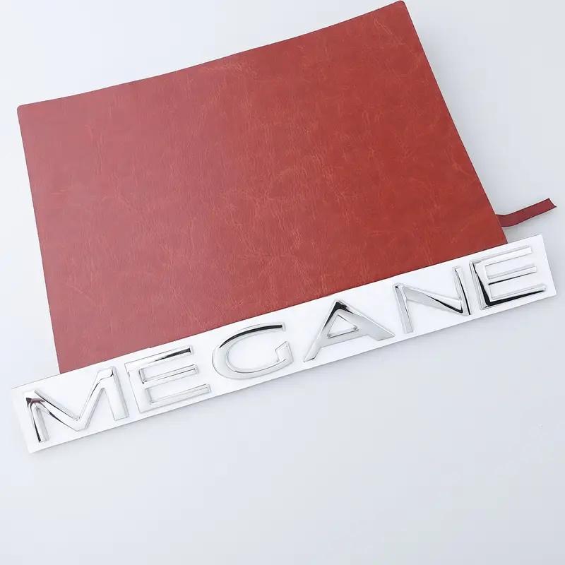 3D Auto ABS MEGANE Logo Emblem Plakette Aufkleber für Megane Stylingteile Dekoration Autozubehör Autoaufkleber