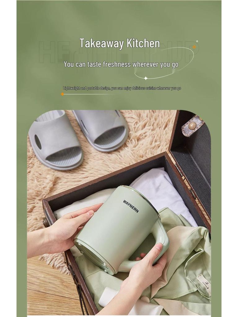 Portable Multifunctional Electric Heating Cup and Travel Kettle
