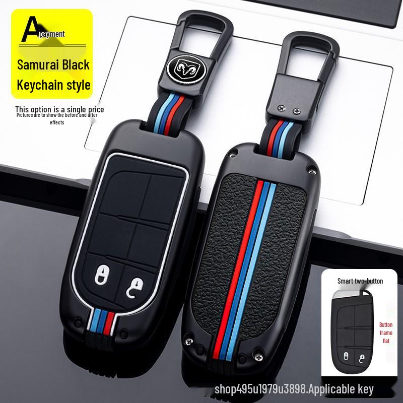 Jeep Key Case for Compass, Cherokee, Renegade, Grand Cherokee & Grand Commander