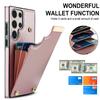 Phone Case For Samsung Galaxy S21 S23 FE S25 S24 S22 Plus Note 20 Ultra A15 A55 A54 A53 A14 A13 Organ Card Slot Leather Cover