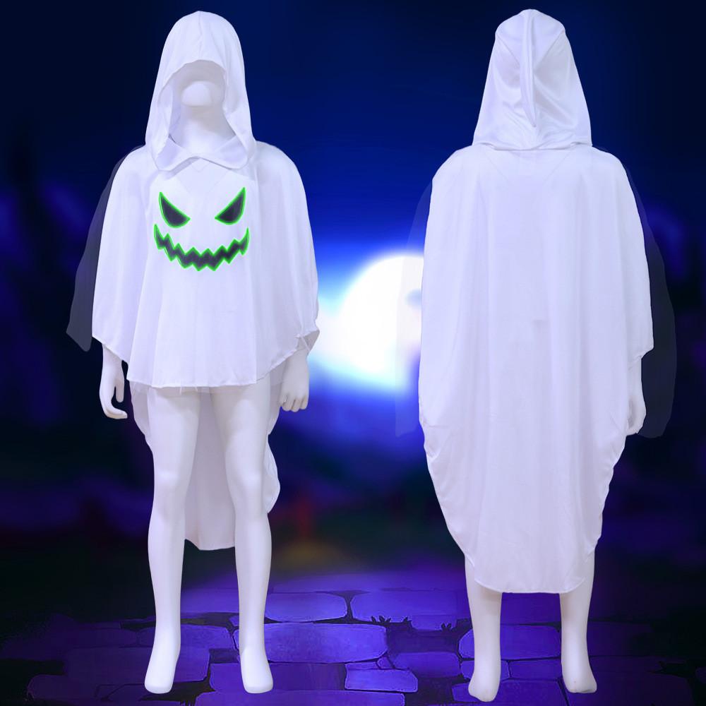 Halloween Childrens Ghost Cloak With Noctilucent For Cosplay And Party Events