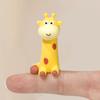 Gummi Giraffe Ornament Rillenverklebte Giraffenfiguren Cartoon Giraffenmodell Autodekoration Computerbildschirm Ausstellungsornament