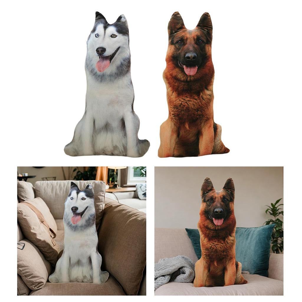 Dog Cushion, Pet Realistic Toy, Soft Filling, Ideal As A Birthday Gift, for The Living