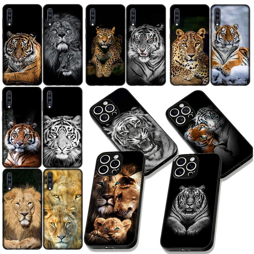 Wild Leopard Lion Art Tiger Phone Case for Samsung Galaxy A04 j7 J5 J2 Prime J8 A01 A02 A03 A42 M06 M16 M56 M23 G57 Soft Cover