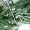 Artificial Star Decorative Ribbon Pu Leather 10 Meter Christmas Tree Hanging Ornaments Silver Gold