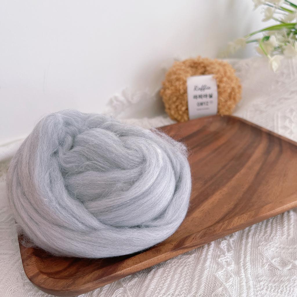 250g/ball Ultra Thick Icelandic Yarn Cotton Candy Imitation Wool Yarn Handmade DIY Weaving Tapestry Bedroom Decoration Material