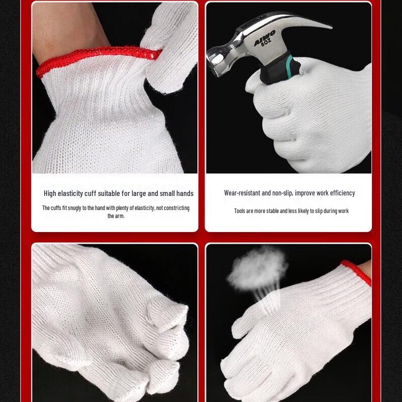 Tri-polar Nylon Work Gloves