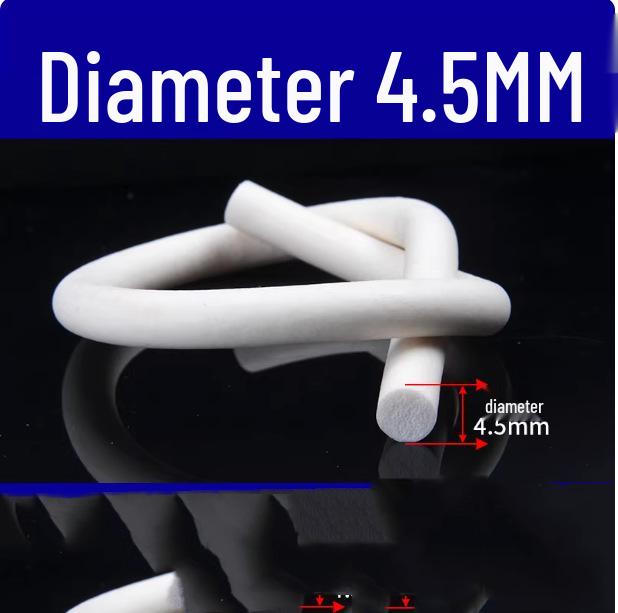 High-Temp Resistant Silicone Foam Rubber Strip - Anti-slip, Waterproof Sealing (2-5mm)