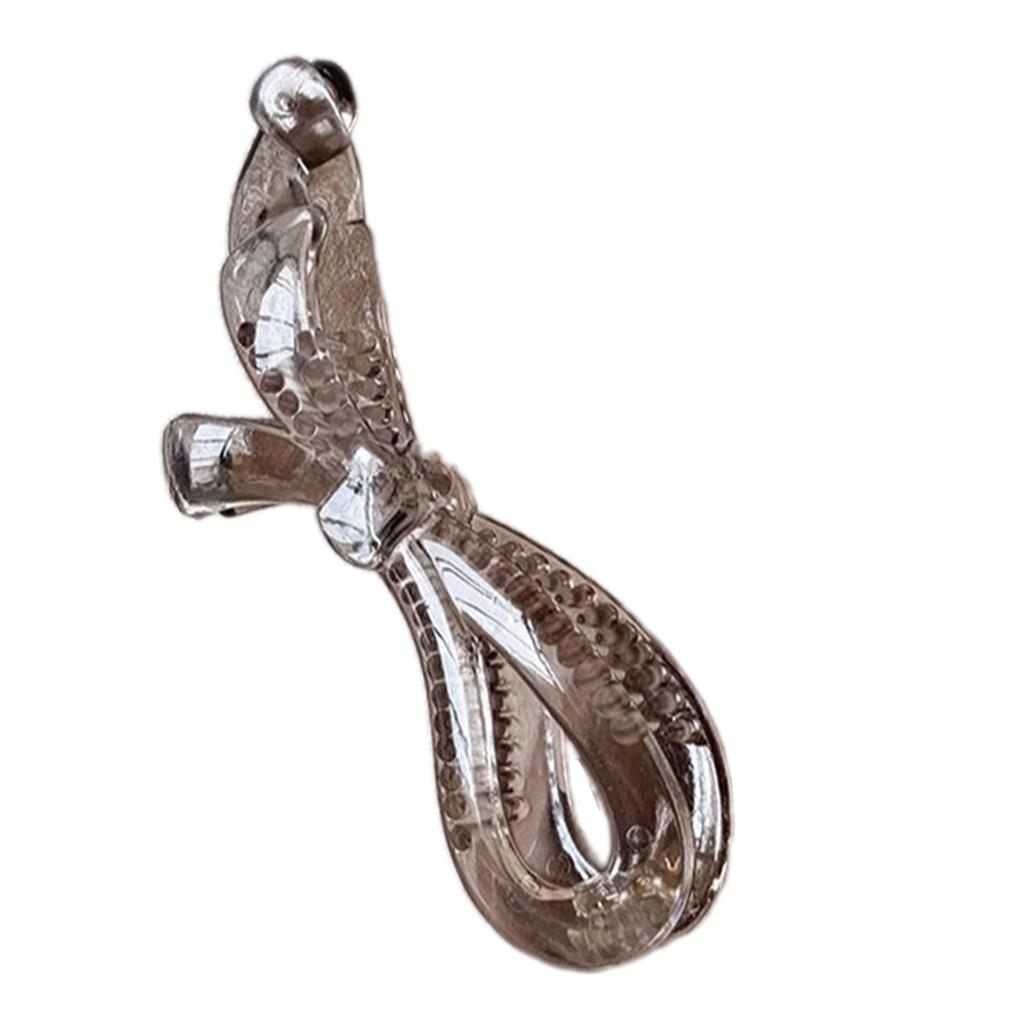 Banana Hair Clip Strong Hold Ponytail Clasps Compact Floral Design Hairpins Hair Decors for Casual or Special Occasion