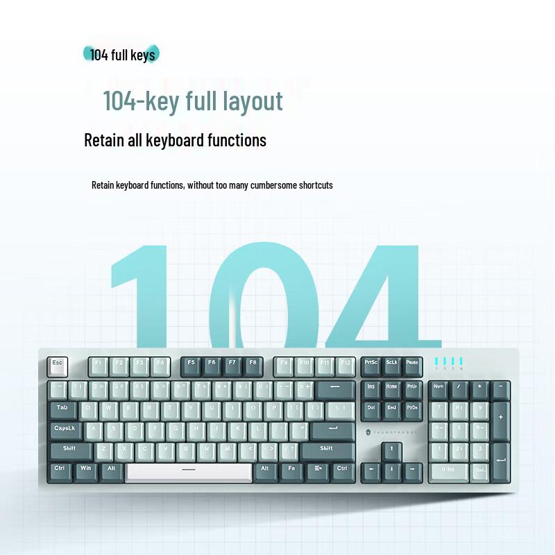 

Thunderobot K104 104-Key Wired Mechanical Gaming Keyboard