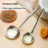 Edelstahl Feinmaschiger Fettabschöpfer Löffel Sieb Fett Öl Abschöpfen Schaumfilter Mit Griff Küchenwerkzeug