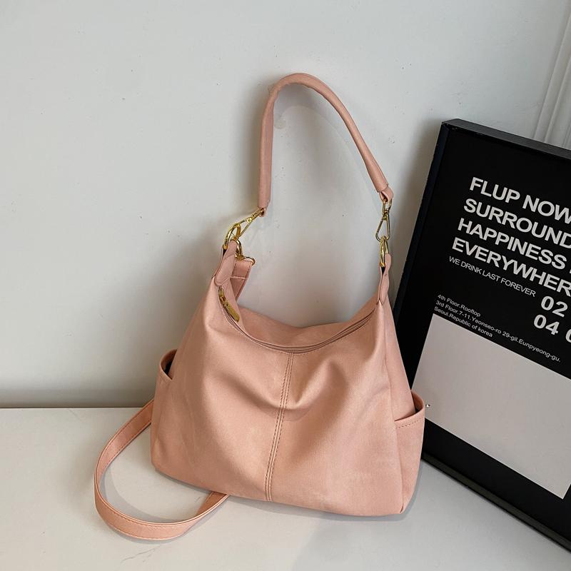 Large Capacity Tote Bag Women's Vintage Shoulder Crossbody Bag Underarm Bag