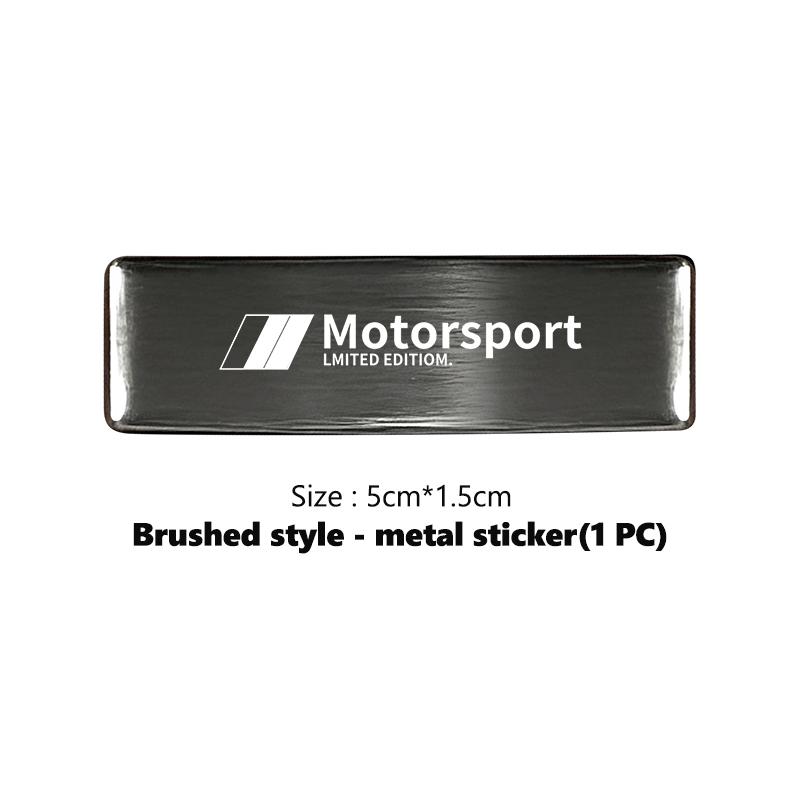Metal Car Emblem Logo Decorative Stickers Badge Decal Interior For BMW M Performance Alpina M3 M5 M6 X1 X3 X4 X5 G20 bzcp38