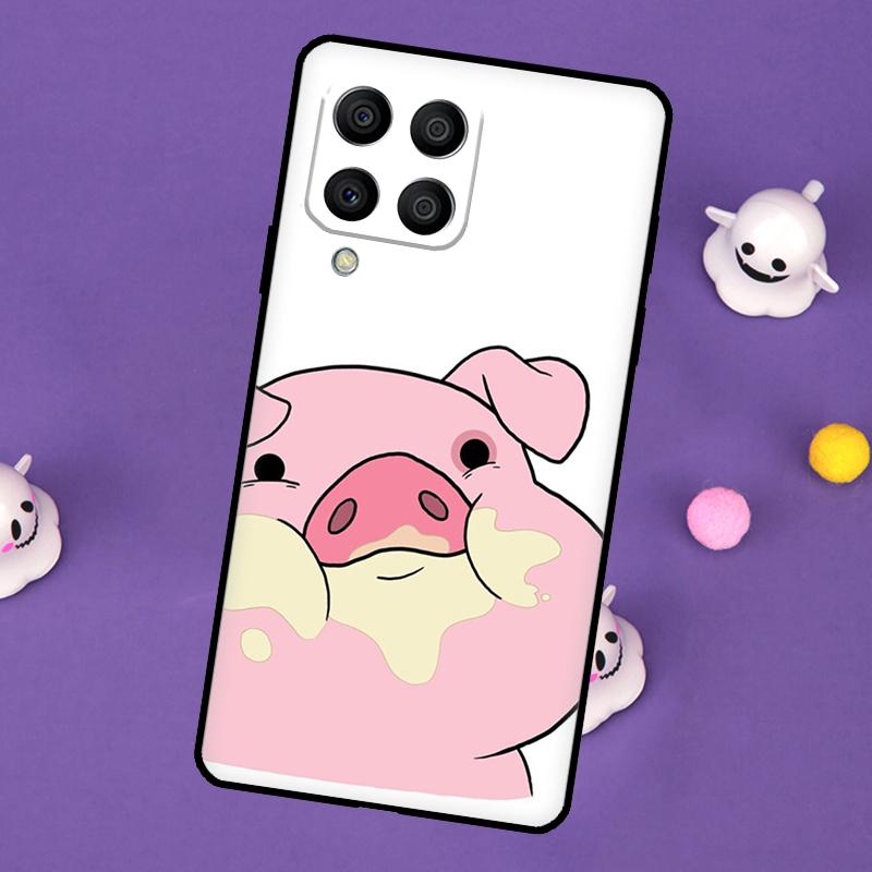 Cartoon Pig Cover For Samsung Galaxy M11 M51 M31 M33 M13 M23 M53 M15 M55 M14 M34 M54 M20 M32 M52 Case