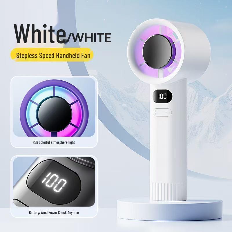 New Cross-border Handheld Ice Pack with Brushless Motor, USB Fan, Ultra-light Design, & Strong Wind