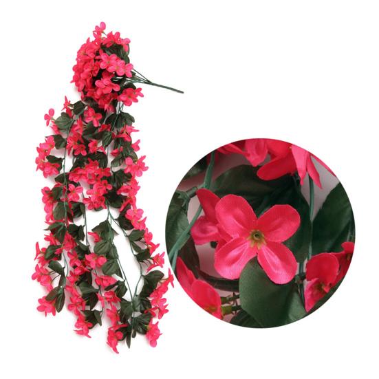 Outdoor Artificial Fall Fake Flowers Hanging Vines UV Resistant Faux Flowers Realistic Look Home Garden Decor