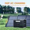SOLARPLAY Q2501 2400W  (4800W Peak) Portable Power Station, 2160Wh LiFePO4 Battery Solar Generator with AC Output for Party
