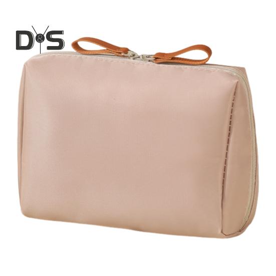 

Портативная сумка для хранения, органайзер для косметики, застежка-молния, большая вместимость, водонепроницаемая дорожная косметичка для женщин хаки