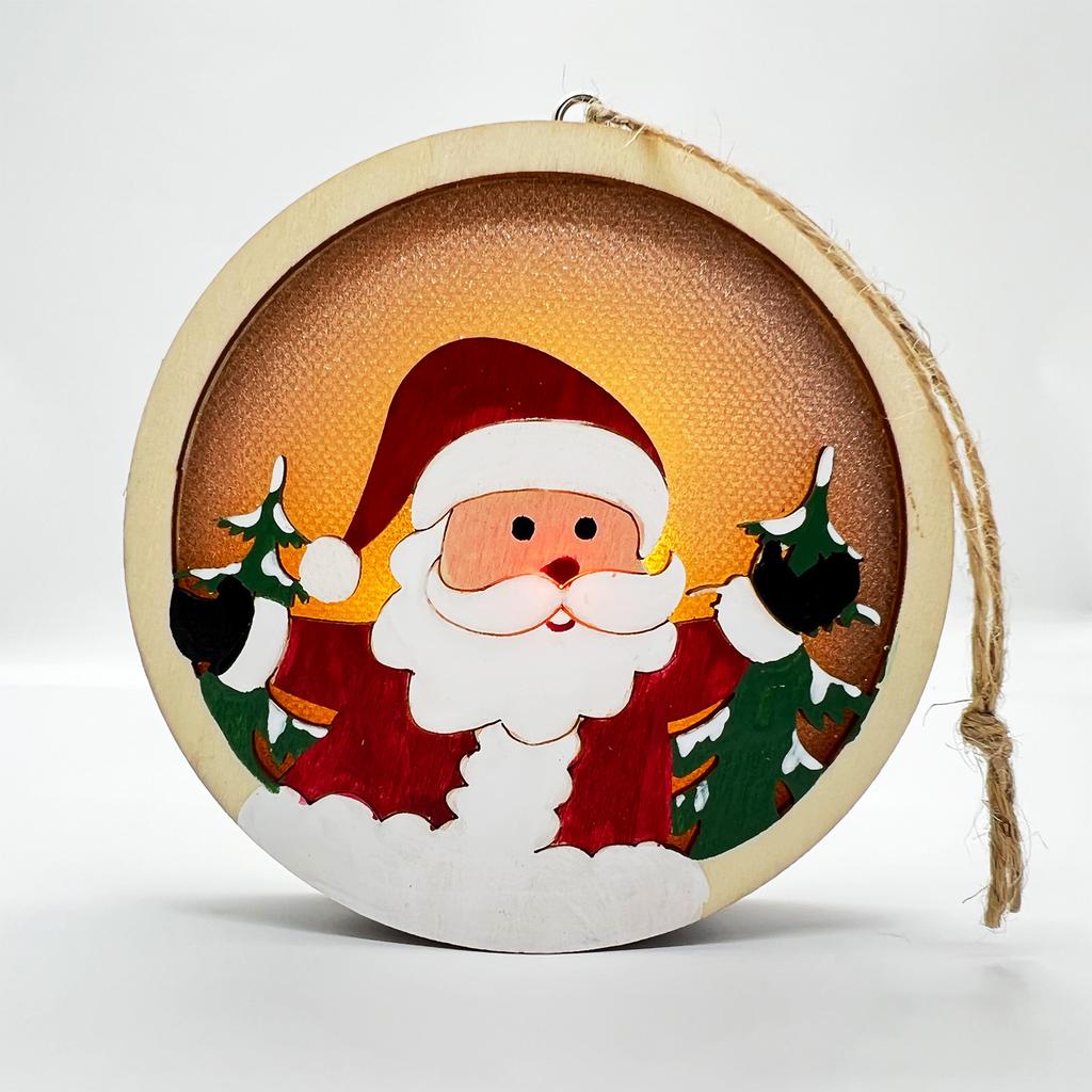 Christmas Gift Led Luminous Old Man Snowman Night Light Wind Light Christmas Desktop Ornament Pendant Ornament