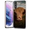 Cute Highland Cow Phone Case for Samsung A16 A26 A36 A56 A17 A37 A57 A07 A06 A02S A12 A22 A32 A52S A72 Galaxy A70 A50S A71 A51 A