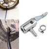 Air Chuck Heavy Duty Closed Flows Locking On Tires Chuck with Clip Adapter 1/4inch Tires Chuck for Tires Inflator Pressure Gaug
