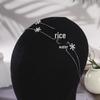 Koreanisches doppellagiges Stirnband mit Strassstern: Elegantes & Stilvolles Tägliches Haaraccessoire
