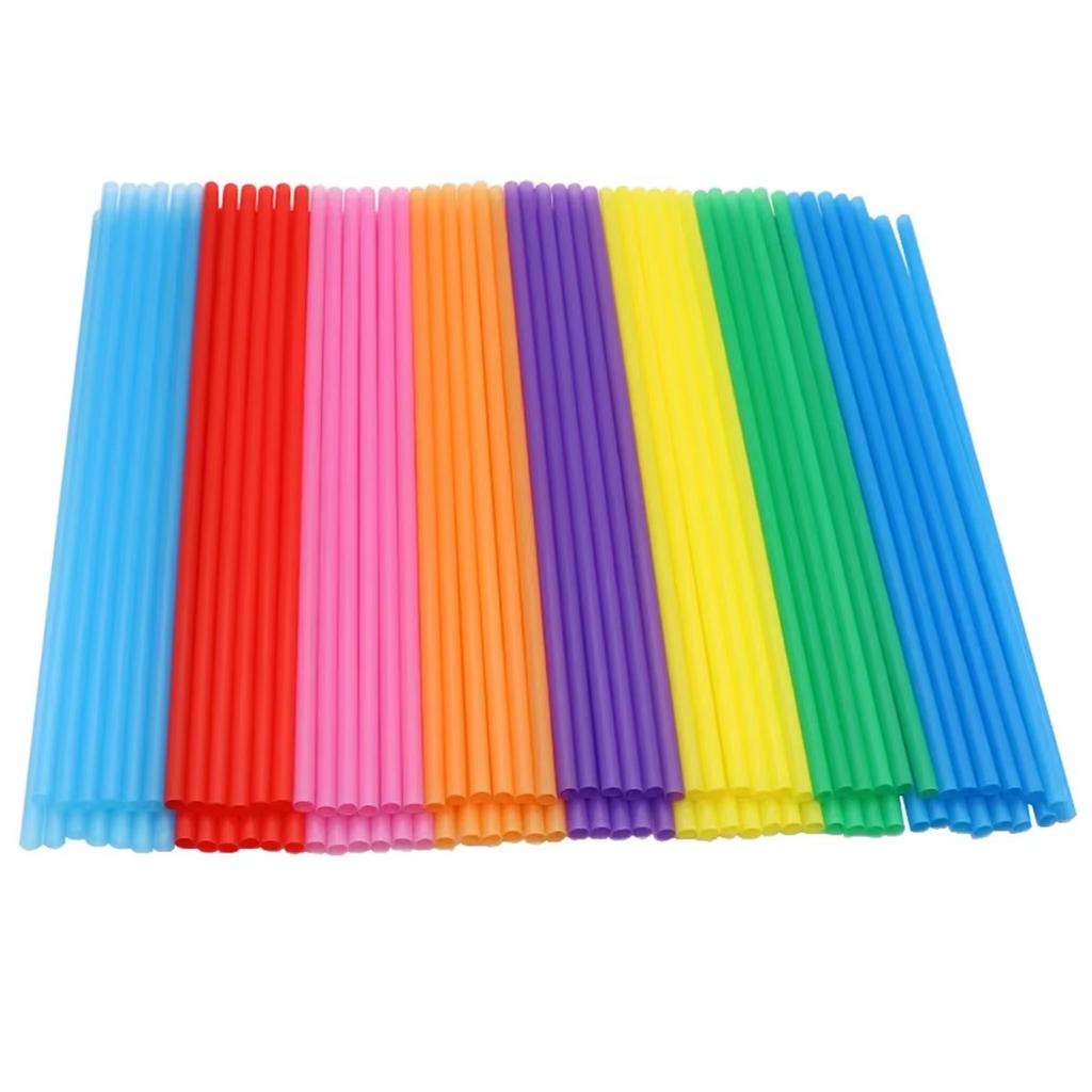 100pcs-26cm Straws Milkshake Straws Smoothie Straws Beverage Thick Straw For Boba Tea Milkshake Bar Accessories