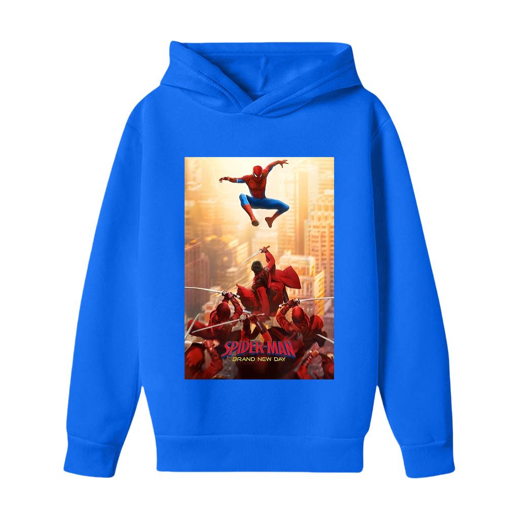 Kids Long Sleeve Loose Fit Letter Print Pullover Hoodie for Boys and Girls