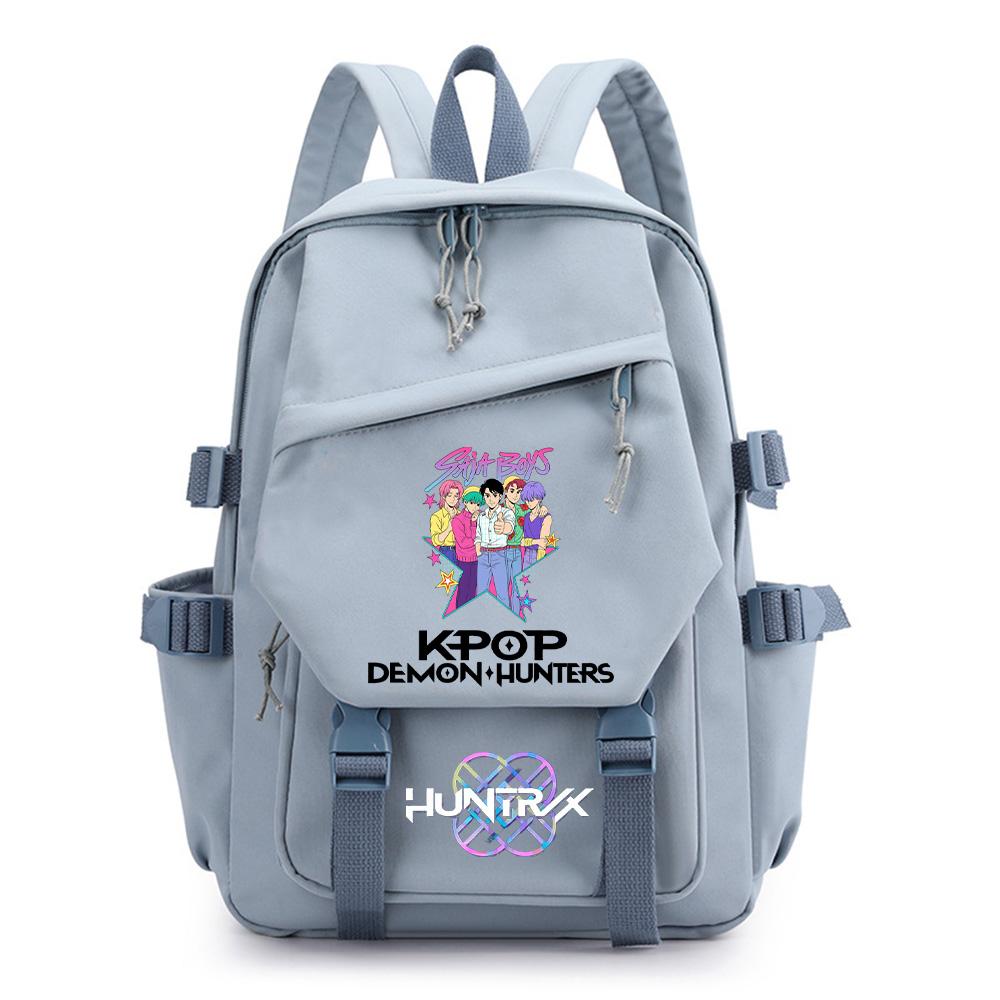 

Anime Cartoon Demon Hunters Printed Backpack for Teenger Children Student Schoolbag Girl Kid Gift Women Large Capacity Waterproof Travel Bag