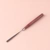 Natural Wood Handle Nail Art Spatula With High Elasticity Stainless Steel Tips Perfect For Home Manicure Salon Use