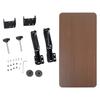 Bandeja Extensora de Mesa Braço Articulado Dobrável 90° Suporte de Braço Grampo no Apoio de Braço do Computador Bandeja de Teclado Material de Escritório