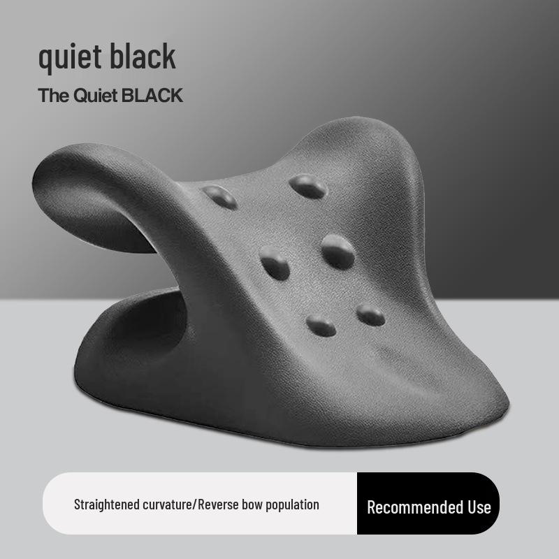 Cervical Spine Massager Pillow: Memory Foam Neck Protector for Hump Correction & C-Shaped Traction Support