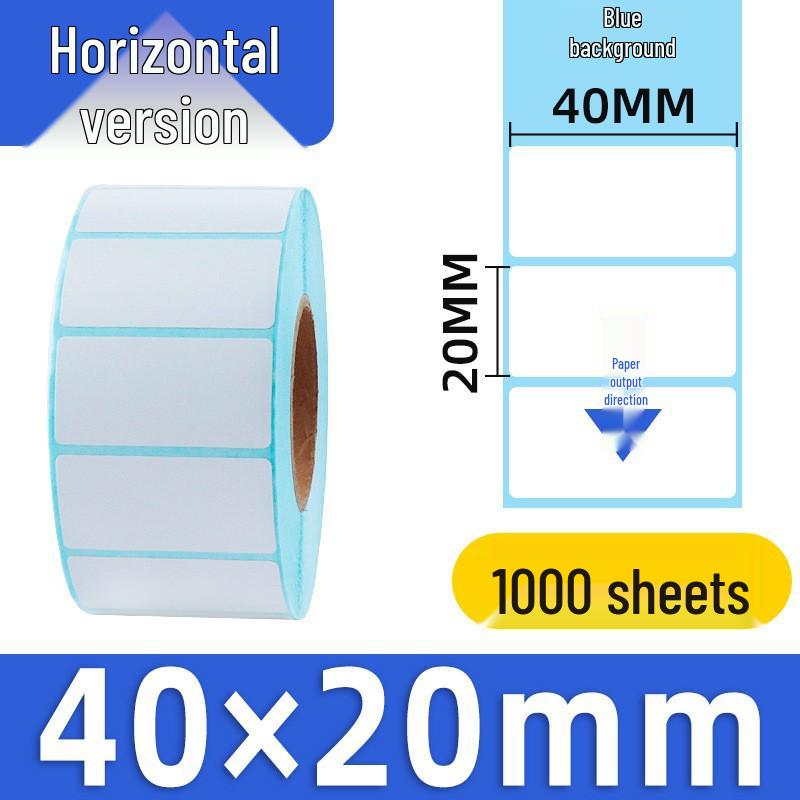 Self-Adhesive Thermal Barcode Stickers for Milk Tea & Supermarket Scale