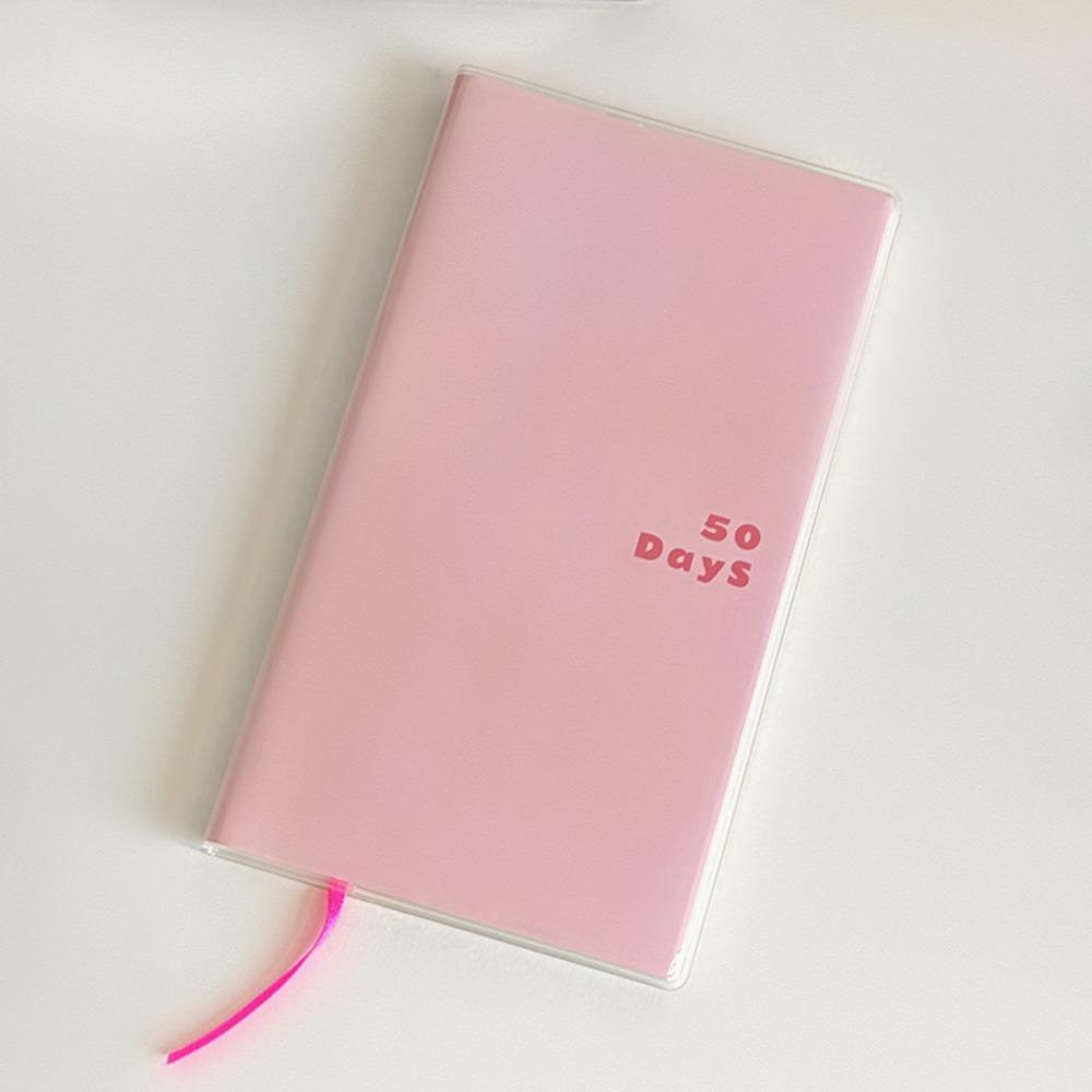 PU Leather Schedule Notebook 50 Days To Do List Notepad Portable Agenda Book  Students